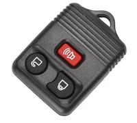 Jingyuqin 2/3/4 Boutons Coque De Clé À Distance Housse Fob Pour Ford Focus Évasion Complète Mustang Explorer Lincoln Town Sport - Type 3 Buttons Red