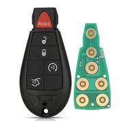 Jingyuqin 433mhz 7941 Clé De Voiture À Distance Fob M3n5wy783x Pour Chrysler Ville Et Pays Jeep Grand Cherokee Dodge Caravane Voyage - Type F Style-For Chrysler
