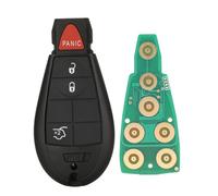 Jingyuqin 433mhz 7941 Clé De Voiture À Distance Fob M3n5wy783x Pour Chrysler Ville Et Pays Jeep Grand Cherokee Dodge Caravane Voyage - Type C Style-For Chrysler