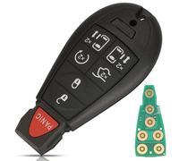 Jingyuqin 433mhz 7941 Clé De Voiture À Distance Fob M3n5wy783x Pour Chrysler Ville Et Pays Jeep Grand Cherokee Dodge Caravane Voyage - Type M Style-For Dodge