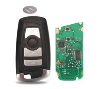 Jingyuqin-Clé Intelligente À Distance Pour Voiture Bmw,Système D'alarme De Véhicule Automatique,Sans Clé,Cas4,Vention 55wk49863,Série 1,3,5,7,868 Mhz,315 Mhz,433mhz - Type 4b Black-315mhz
