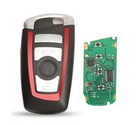Jingyuqin-Clé Intelligente À Distance Pour Voiture Bmw,Système D'alarme De Véhicule Automatique,Sans Clé,Cas4,Vention 55wk49863,Série 1,3,5,7,868 Mhz,315 Mhz,433mhz - Type 4b Red-433mhz #A