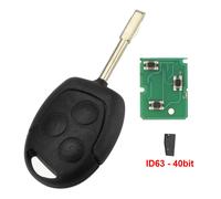 Jingyuqin-Clé Télécommande À 3 Boutons Pour Voiture Ford,315/433mhz,Avec Id63 4d60,Pour Mondeo Focus Ktfi.C. Galaxy Atic - Type With Id63 40 Bit-1pieces