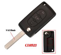 Jingyuqin-Clé Télécommande De Voiture,Pour Fiat Scudo,Kit Partner Rods,Cristaux En Berlingo Distec( Van),Ce0523/Ce0536 - Type Ce523 Va2-For Fiat
