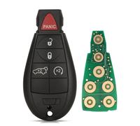 Jingyuqin-Clé Télécommande Intelligente 433mhz Id46,Pour Jeep Grand Trafffuse Town & Country 300,Dodge Caravan 1yz-C01c - Type 5 Buttons C Key Suv-For Jeep
