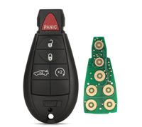 Jingyuqin-Clé Télécommande Intelligente 433mhz Id46,Pour Jeep Grand Trafffuse Town & Country 300,Dodge Caravan 1yz-C01c - Type 5 Buttons B Key-For Jeep