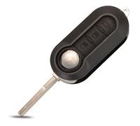 Jingyuqin-Coque De Clé De Voiture À Distance,Pour Fiat 500 Krasnopunto Bravo Ducato Kit Boxer Cristaux En Jumper Auto,2/3btn,10 Pièces - Type 3btn Black Trunk-For Peugeot