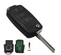 Jingyuqin-Coque De Clé Pour Voiture,433mhz,Pour Vw Volkswagen Golf,Passat,Polo,Jetta,Touran,Bora,Sharan,Verrerie,0959753g,1j0959753da,1j0959753ah,Id48 - Type 1k0959753g-Full Key