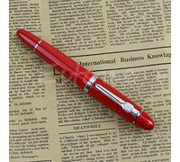 Jinhao 159 Étui pour stylo-plume en acier avec pointe lisse Bleu/argenté