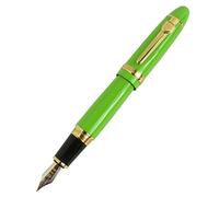 Jinhao 159 stylo plongeant à gros canon lourd avec clip doré - vert