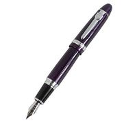 Jinhao 159 stylo plongeur à gros canon lourd avec clip en argent - violet