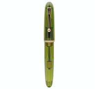 JINHAO DADAO 9019 Stylo-plume à encre acrylique avec convertisseur d'encre (pointe moyenne, vert olive transparent)