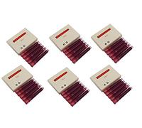 Jinhao Lot de 30 cartouches d'encre pour stylo plume, taille standard Rouge.