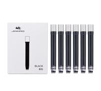 Jinhao Lot de 36 cartouches d'encre pour stylo-plume Noir Diamètre 5,5 mm Compatible avec Majohn A1 A2