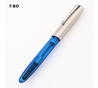 Jinhao-Stylo Plume De Bureau Des Finances Rétro,Stylos À Encre,Fournitures De Papeterie Scolaire,Nouvel Étudiant,Qualité De Luxe,5l'autorisation - Type Transparent Blue-1.9mm