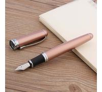 Jinhao-Stylo Plume En Métal X750,Couleur Chaude,Échiquier,Pointe Moyenne,Papeterie,Fournitures Scolaires Et De Bureau,Cadeau - Type Rose Golden