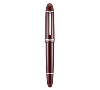 Jinhao X159 Stylo plume à pointe fine, rouge vin avec clip argenté en acrylique
