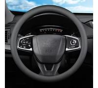 JINHUAHUOTUI Couvre Volant pour BAIC Beijing X7 X75 2023 2024, Couverture de Volant Voiture Cuir Microfibre Anti-Glissement Respirant Accessoire Intérieur Noir Car Grip