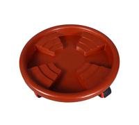 Jinhxofs Pot à roulettes, Soucoupe Ronde à roulettes, Support à Plantes Roulant, Soucoupe à roulettes pour Plantes en Pot, Vase, Diamètre extérieur 40 cm