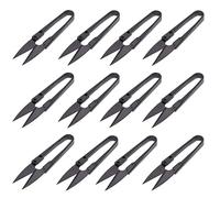 JINJIAN Ciseaux à Fil 12 pièces Ciseaux à Coudre en Forme de U Mini Petite Pince à Couper DIY Broderie Point de Croix Cutter, pour la Coupe de Tissu, la Pêche, l'artisanat