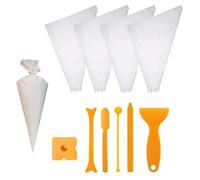 JINJUMEI 20 Pièce Sac de Mortier, Poche à Jointer, Sac de Coulis, Sac de Scellant de Ciment Résistant aux Déchirures et à la Perforation,Ensemble d'outils pour joints décoratifs Pour Sceller et Joints