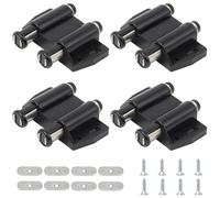 JINJUMEI 4 Pcs Poussoir Porte Placard Magnétique, Fermetures Push to Open Aimant Loquet Magnétique à Pression Double Loquet de Porte Magnétique à Ressort Loquet pour Porte Placards Meuble Armoire