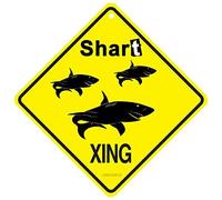 JINKAIRUI Panneau en métal Shart Xing pour décoration murale intérieure ou extérieure 30,5 x 30,5 cm