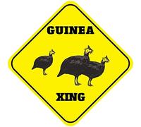 JINKAIRUI Plaque en métal Vicenicy, grande plaque en aluminium avec croix guinée, 20,3 x 20,3 cm