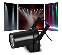 Jinlaili 5W Pin Spot LED Effet DJ, Directionnel Faisceau, Blanc Mini Faisceau Lampe de Scène, Projecteur LED, Lumière de Poursuite