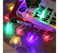 Jinlaili Guirlande Lumineuse Papillon 3 Mètres 20 LED, Guirlandes Papillon Multicolore, Lumière de Papillons à Piles, pour Jardin Terrasse Balcon Arbres Noël Décoration Intérieur et Extérieur