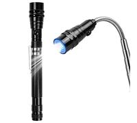 Jinlaili Outil Magnétique Télescopique Avec LED Gadget,Outil de Préhension Magnétique Télescopique avec LED,Outil de Ramassage Aimant Telescopique,Gadget Insolite Utile,Cadeau Homme Original