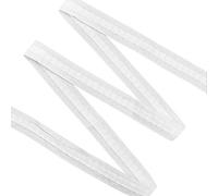 Jinlaili Ruban pour Rideau, 30m x 2.7cm Ruban en-Tête de Rideau, Ruban Plissé Pincé Accessoires de Rideau, Blanc