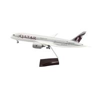 JINLEXIU Modèle d'avion Statique Modèle d'avion de la Compagnie aérienne B787 du Qatar, 47cm, échelle de Simulation en résine moulée, Cadeaux de fête, 1/130(No Light)