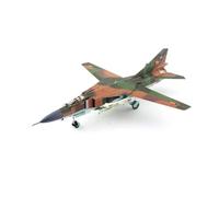 JINLEXIU Modèle d'avion Statique Modèle d'avion Militaire en Alliage Rouge 340 for Chasseur MIG-23 MIG-23ML Flogger, décoration de Bureau, échelle 1/72