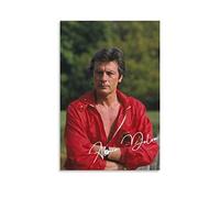 JINLIMAO Art Peinture sur Toile 60 * 90CM Senza Cornice Alain Delon Poster Canvas Wall Art Room Pictures for Bedroom Gifts Decor