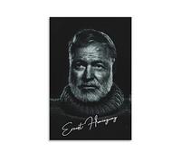 JINLIMAO Impression Sur Toile 30 * 50CM Senza Cornice Ernest Hemingway