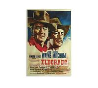 JINLIMAO Tableaux sur toile 30 * 50CM Senza Cornice John Wayne Poster Canvas Wall Art Room Pictures for Bedroom Gifts Decor