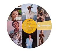 Jinlinjew Disque vinyle personnalisé avec 8 photos, personnalisé Spotify Code vinyle Record Collage rétro mur Art affichage cadeau pour ami amoureux maman