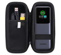 JINMEI Étui de rangement rigide en EVA compatible avec UGREEN Power Bank 25 000 mAh 2000 W/UGREEN 20 000 mAh 165 W Power Bank Charger Boîte de rangement de voyage