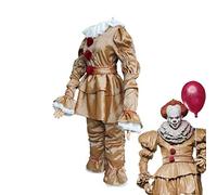 Jinmen Pennywise Costumes - Costume d'Halloween Pennywise - clown IT - cosplay du film Chapitre 2 Pennywise - Costume d'Halloween, carnaval, fête d'horreur