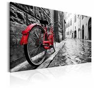 Jinmer Diamond Painting Vélo de rue rouge 5D Grand Broderie Diamant Painting Kit Complet,Peinture Diamant Adulte DIY Strass Point de Croix Painting Murale Décor Round drill,40x90cm