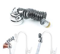 jinminamz Embout De Robinet Robinet Prolongateur Multifonctionnel Avec 3 Types De Jets, Argenté, Métal, Adaptateur M24, Pour Robinets De Cuisine Et De Salle De Bains