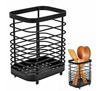 jinminamz Panier à Couverts en Acier Inoxydable, Support de Couverts, Porte-Ustensiles de Cuisine, Organiseur de couverts pour Organiser La cuisine et Les Plans à manger
