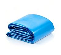 Jinnrug Revêtement d'étangs de Jardin, fontaines d'aquaculture extérieures | Bleu durable et résistant aux déchirures - Fondation de piscine, membrane de jardin flexible(5x6m)