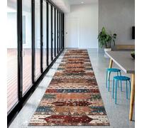 Jinnrug Tapis de Couloir Extra Long de 1m/1,5m/2m/2,5m/3m/3,5m/4m/4,5m/5m/6m pour la Maison, Balcon, Salle de Jeux, Salon, entrée. Tapis de Sol antidérapant et décoratif.(100×350cm)