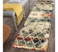 Jinnrug Tapis de Couloir pour entrée, Salle de Jeux, Salon, Tapis de Porte antidérapant décoratif, Disponible en 1m/1,5m/2m/2,5m/3m/3,5m/4m/4,5m/5m/6m, Tapis de Couloir Extra Long(80×450cm)