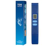 Jinpojun TDS Testeur de Qualité de l'eau Digital Mètre avec Ecran LCD Numérique pour Mesurer l'eau Hydroponique Aquarium Piscine Spa, 0-9999PPM, Moniteur de la Qualité d'eau Potable