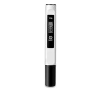 Jinpojun TDS Testeur de Qualité de l'eau Digital Mètre avec Grand Ecran LCD Numérique pour l'industrie Domestique Hydrothérapie, 0-9999PPM, Moniteur de la Qualité d'eau Potable, 2025 Nouveau(Noir)