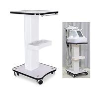 JINPRDAMZ Beauty Trolley Classic 5 Chariot de salon de beauté en fer et bois avec roulettes pivotantes à 360° Plateau antidérapant Capacité 40 kg 34 x 38 x 69 cm