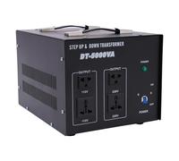 JINPRDAMZ Convertisseur de tension 5000 W UE UK USA Transformateur toroïdal 110 V vers 220 V, 220 V vers 110 V Convertisseur de tension Step Up/Down avec 4 prises pour appareils ménagers